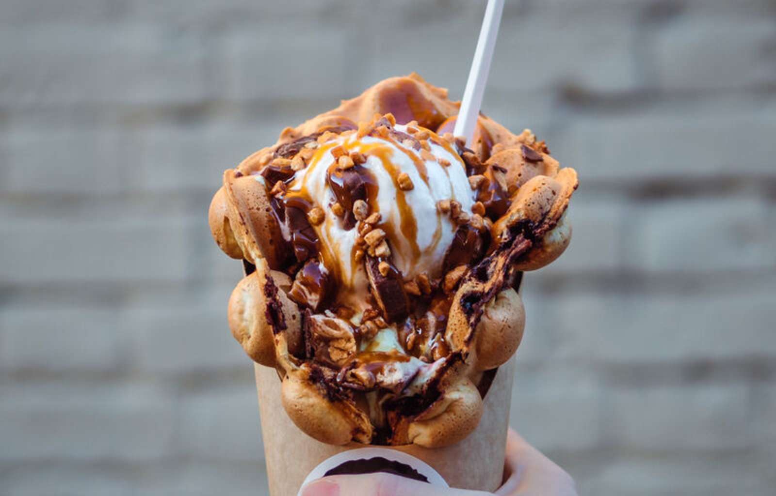 Bubble, Waffel