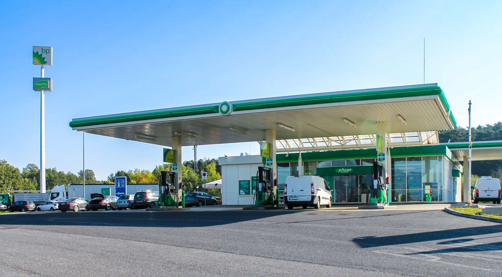 BP, Tankstelle, Natschbach, Österreich