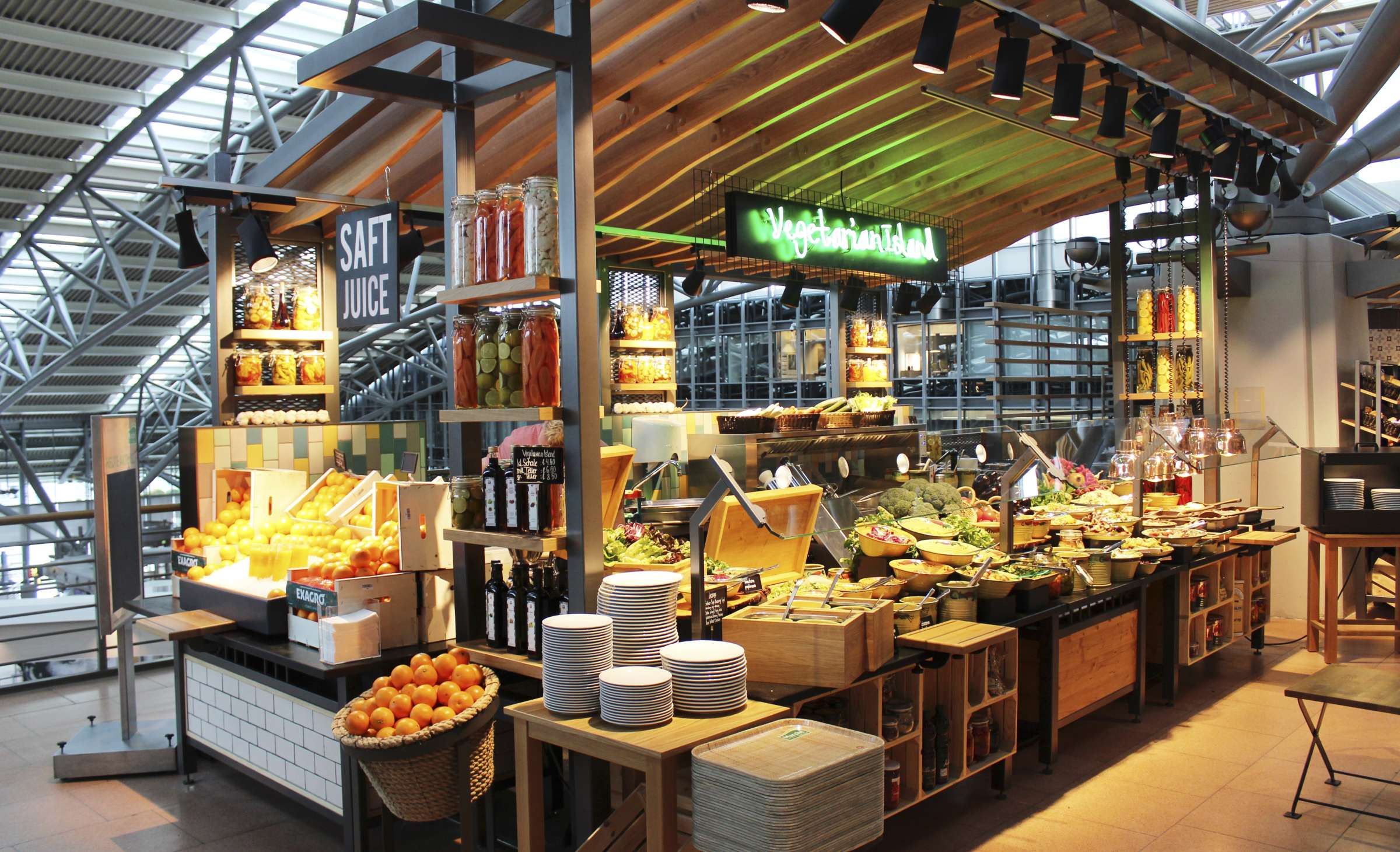 Vegetarian Island, Hamburg Airport, Veggie