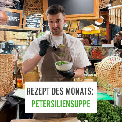 Rezept des Monats Petersiliensuppe