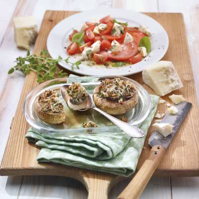 tasty stuffed mushrooms, recipe, healthy food