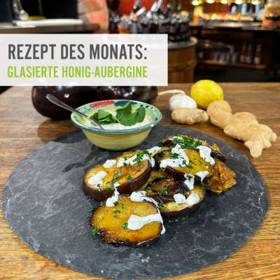 Rezept des Monats August Aubergine