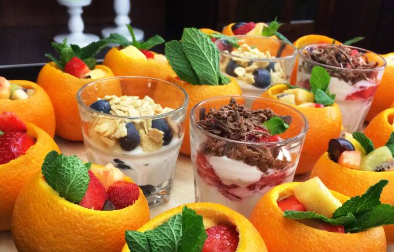 Dessert im Restaurant Patagona